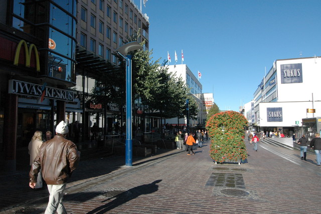 Fußgängerzone im Stadtzentrum